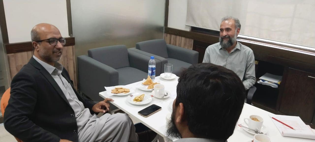 Meeting with Director IBA Karachi
