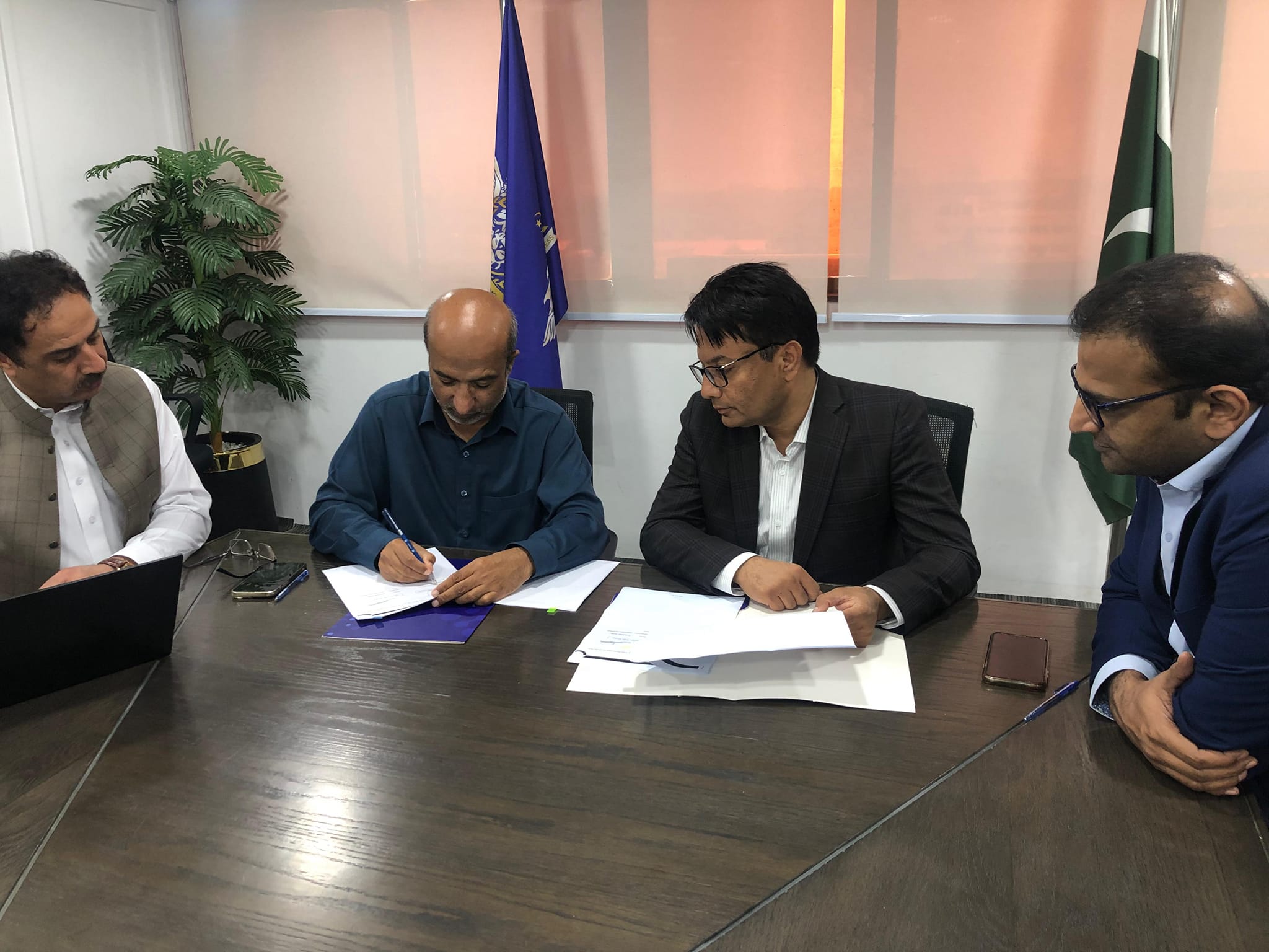 Signing MOU with Pakistan Single Window