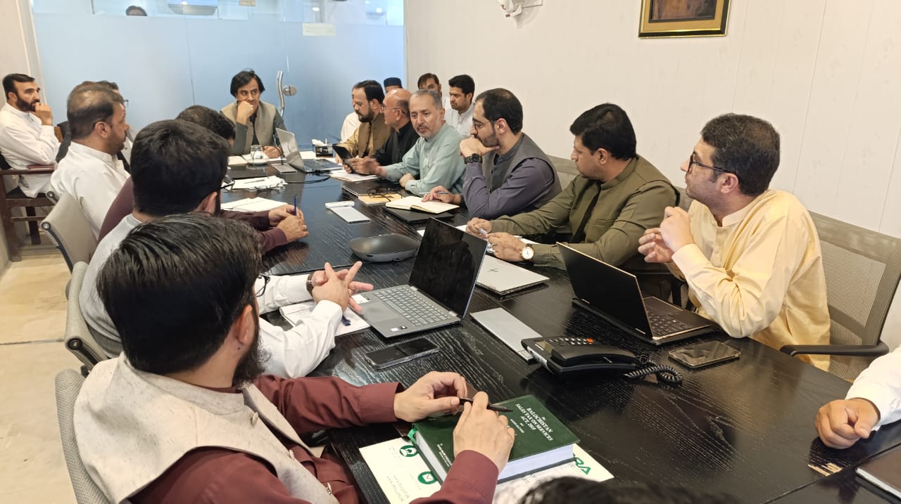 1st Progress Review Meeting under the Chairmanship of Mr. Abdullah Khan, Chairperson, BRA